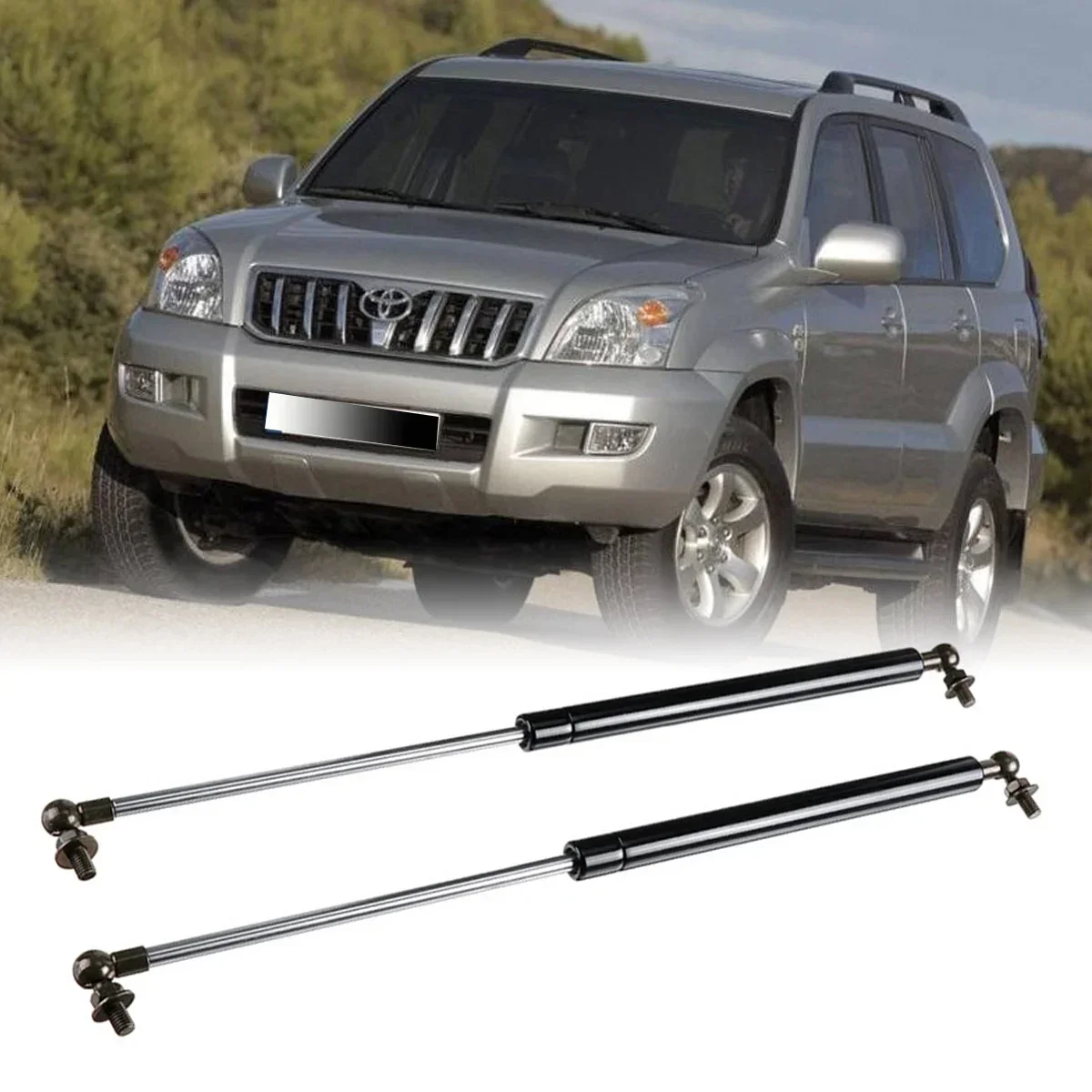 Front Bonnet Damper Gas Struts Shocks Spring Lift Kit Supports For Toyota Landcruiser Prado 120 Series 2002-2009 Car Accessories