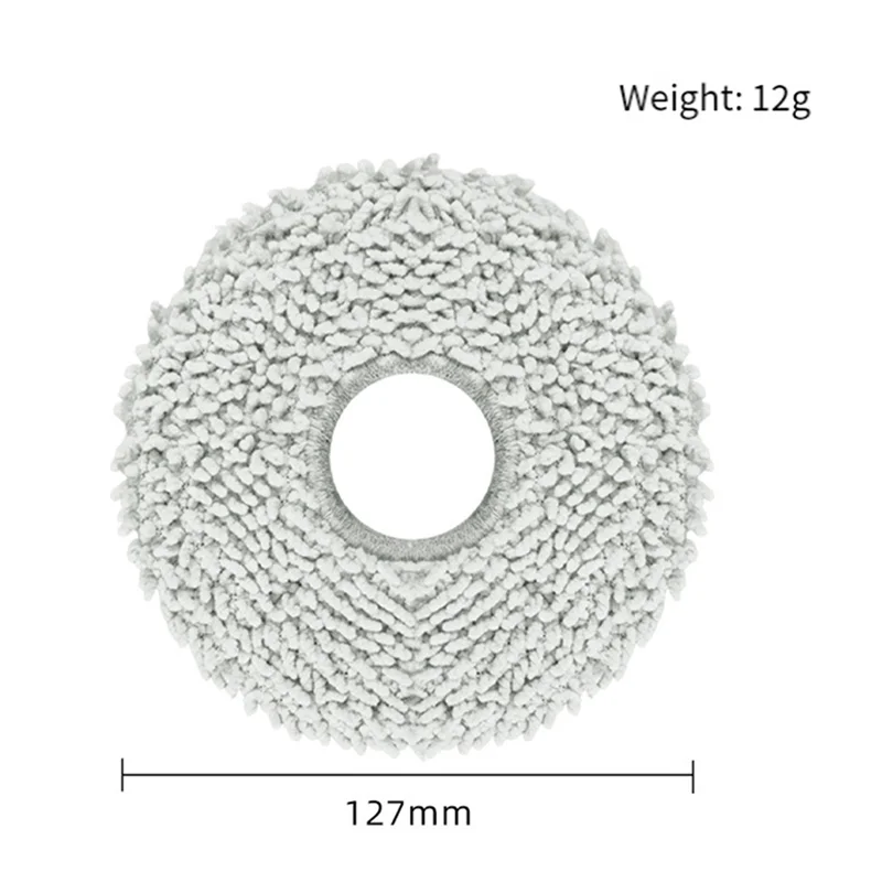 EAS-6Pcs ممسحة القماش ل Dreame Bot L10S Ultra/ S20 / S10 Pro / X10 ل Roborock Q Revo ل Mijia B101CN جهاز آلي لتنظيف الأتربة جزء