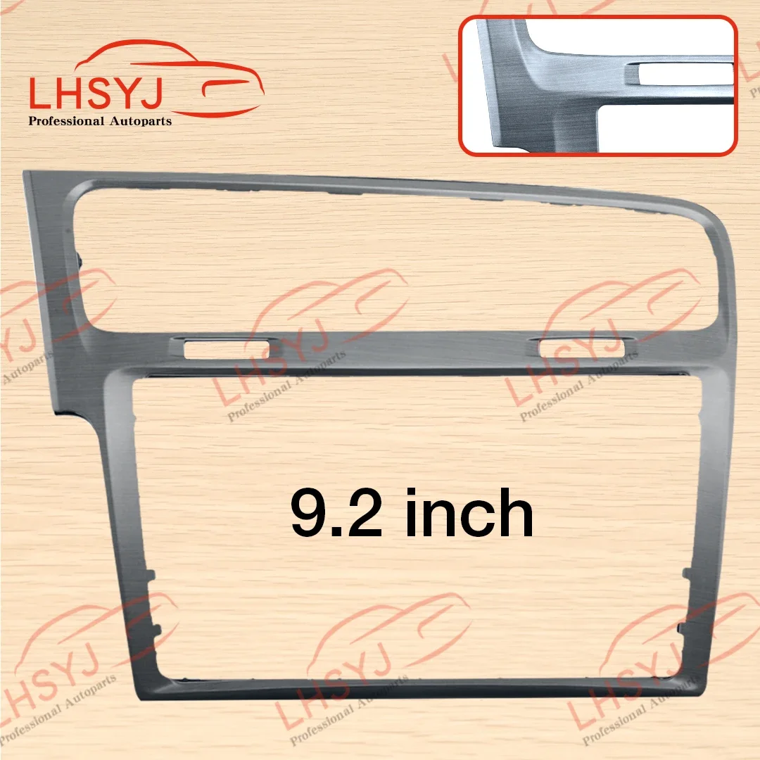 

LHSYJ Brushed Silver MIB Radio Panel Decorative For Volkswagen Golf 7 MK7 Golf 7.5 MK7.5 MIB Screen Bezel Frame 8 inch/9.2 inch