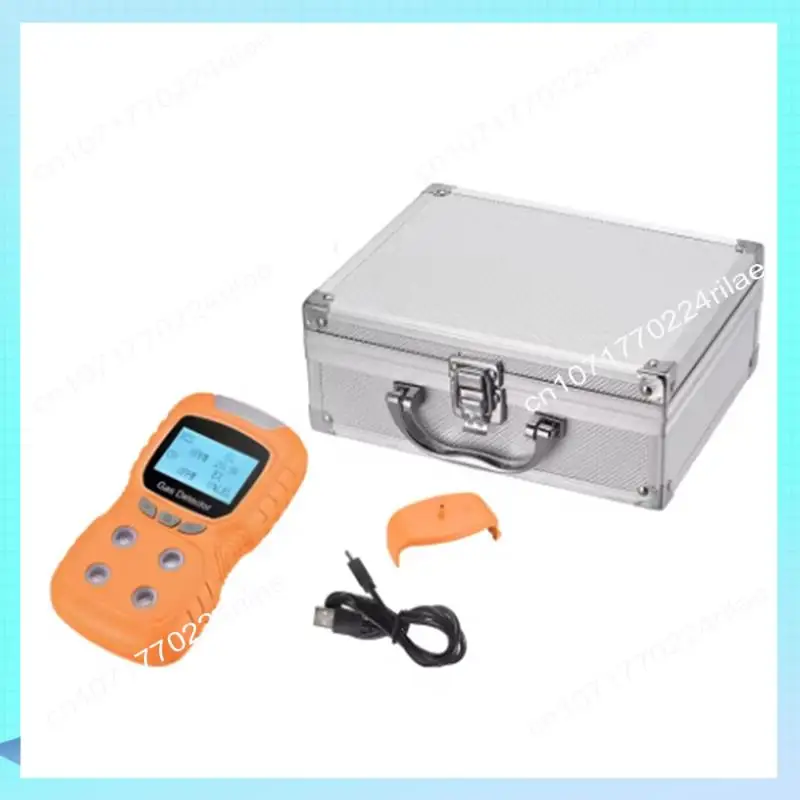 A17Z CO H₂S O₂ LEL Monitor 4 In 1 Gas Detector Digital Handheld Carbon Monoxide Hydrogen Sulfide Air Quality Tester EU PLUG