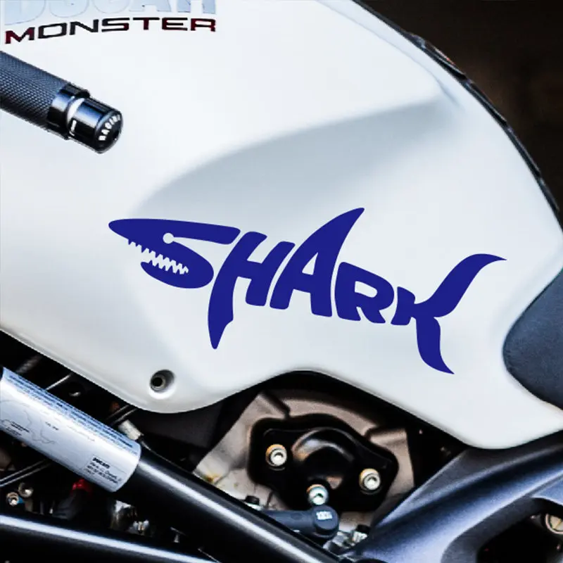 

Car stickers - unique & creative shark design for cars, motorcycles, and electric vehicles. tailgate & rear window decoration.