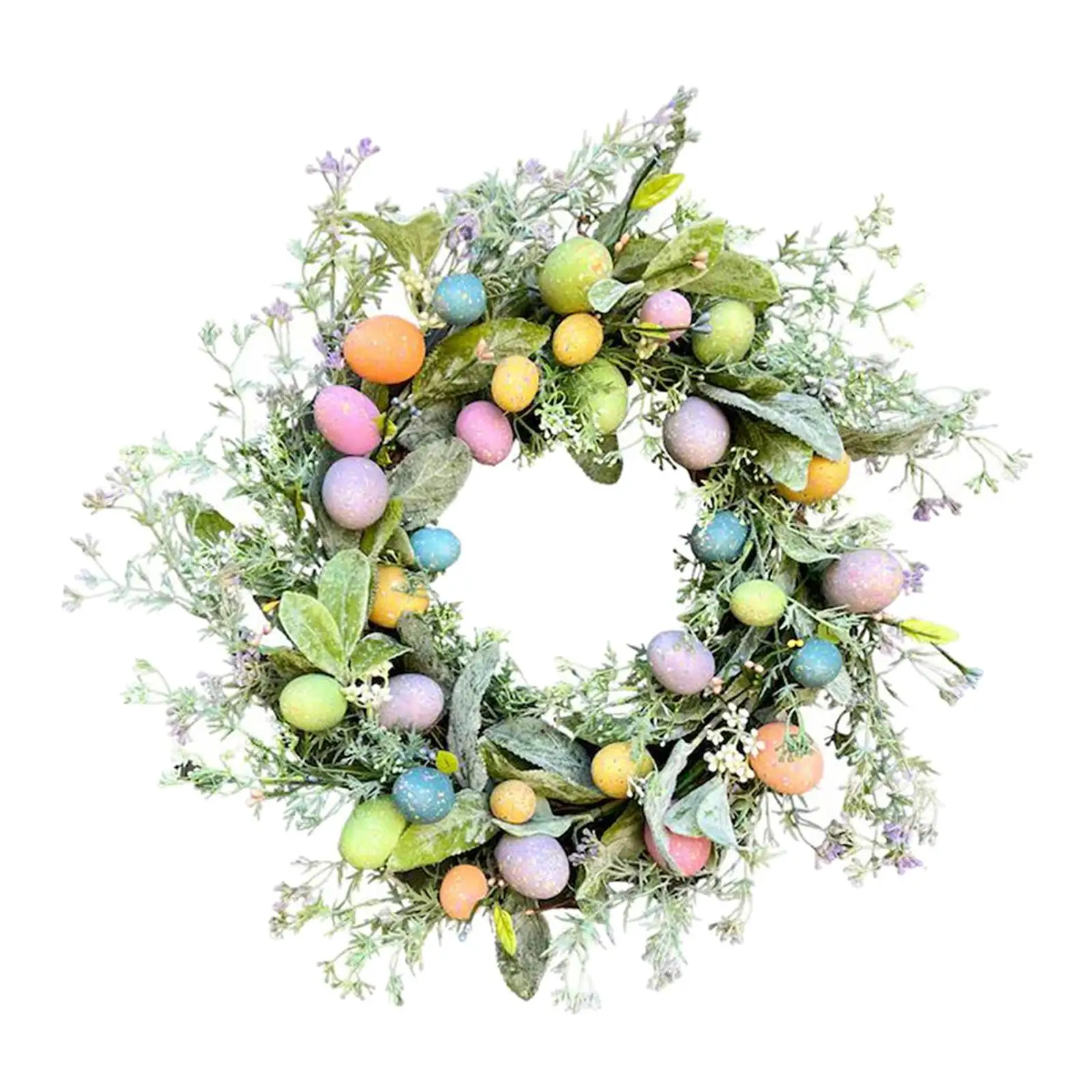 

Гирлянда из пасхальных яиц и эвкалипта, настенный декор для зимних и осенних вечеринок, украшение для фона
