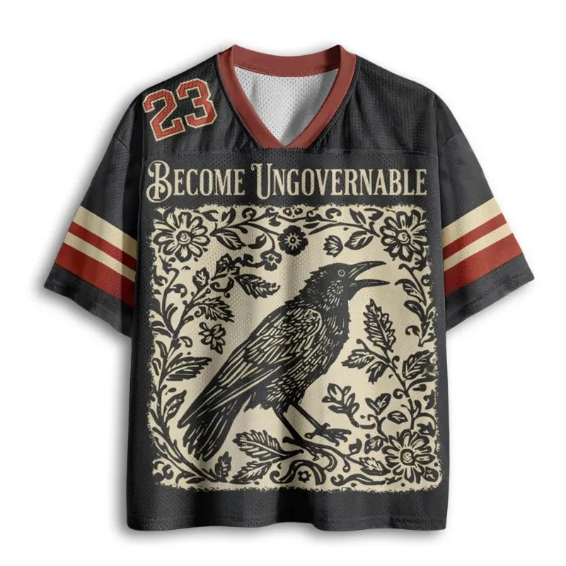 2026 Sommer Bestseller Retro Spaß Vogelmuster V-Ausschnitt Y2K Mode Jersey für Erwachsene und Kinder Übergröße Lässiges Sport-T-Shirt