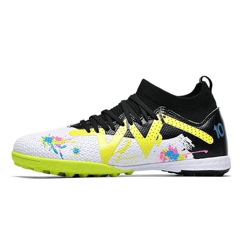 

2025 футбольные бутсы, новые мужские футбольные бутсы, уличные футбольные бутсы для взрослых, спортивные бутсы с длинными шипами, дышащие, удобные, Trai