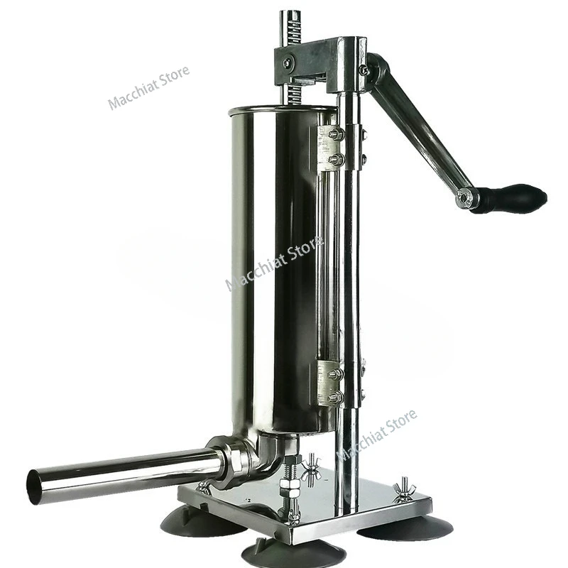 Fill Sausage Stainless Sausage Sausage Meat Homemade 4L Manual Syringe Machine Stuffer Steel Filling