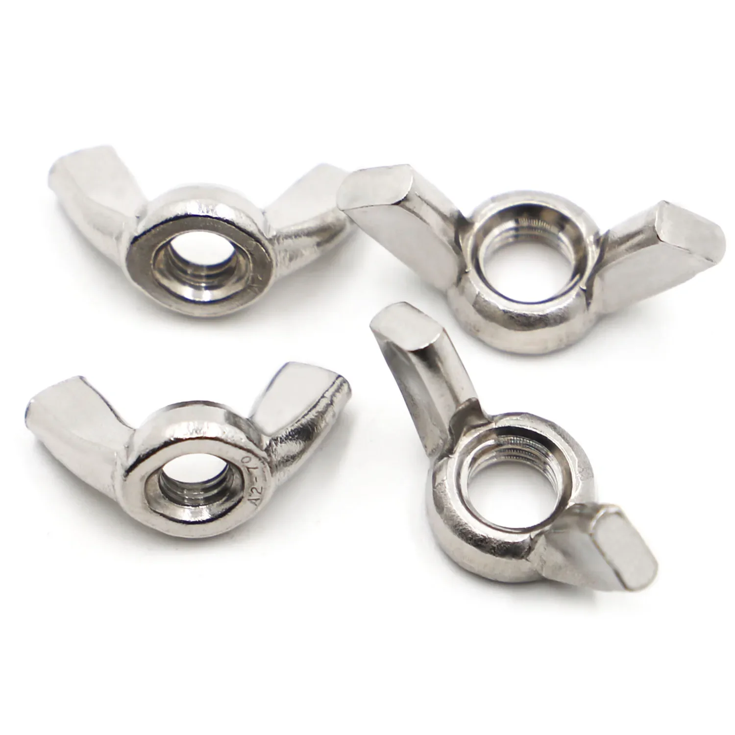 DIN315 GB62 M3 M4 M5 M6 M8 M10 M12 304 Stainless Steel Hand Tighten Nut Butterfly Nut Ingot Wing nut Nuts