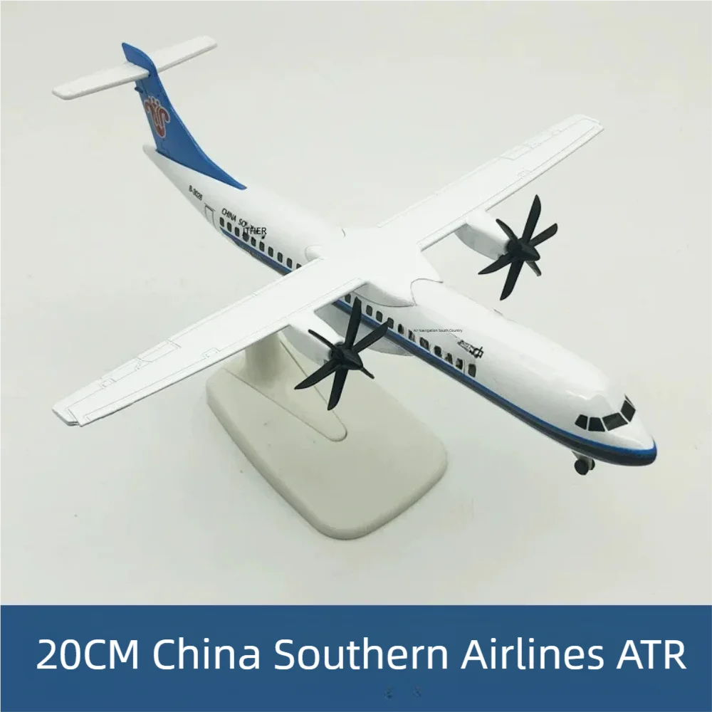 

20 см Китай Southern Airlines ATR сплав имитация модели самолета статический дисплей с колесами шасси Коллекционная игрушка-самолет