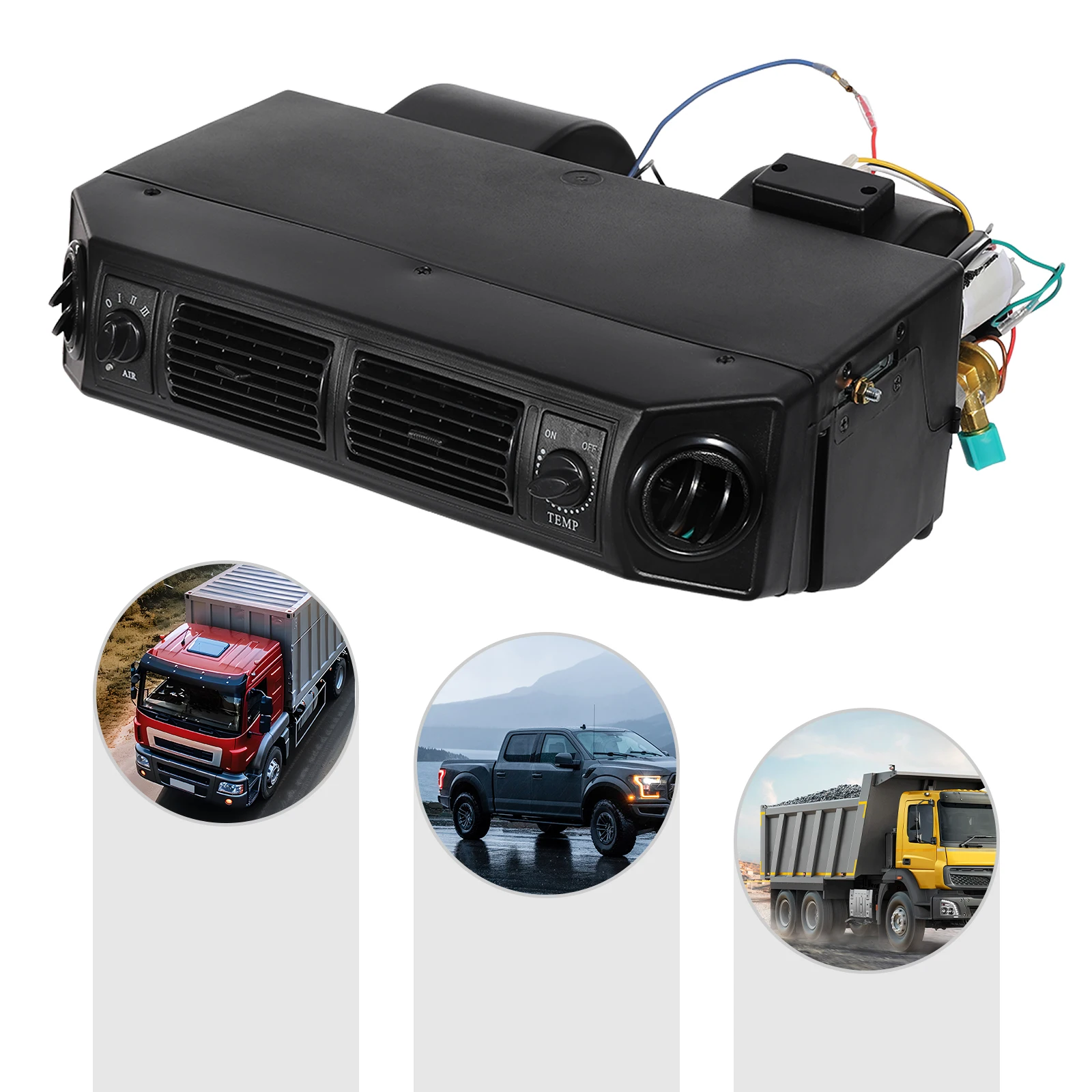 12-V-Klimaanlagenverdampfer, großes Luftvolumen, einstellbares Design mit 32-kühlenden Aluminiumrohren für alle Autos