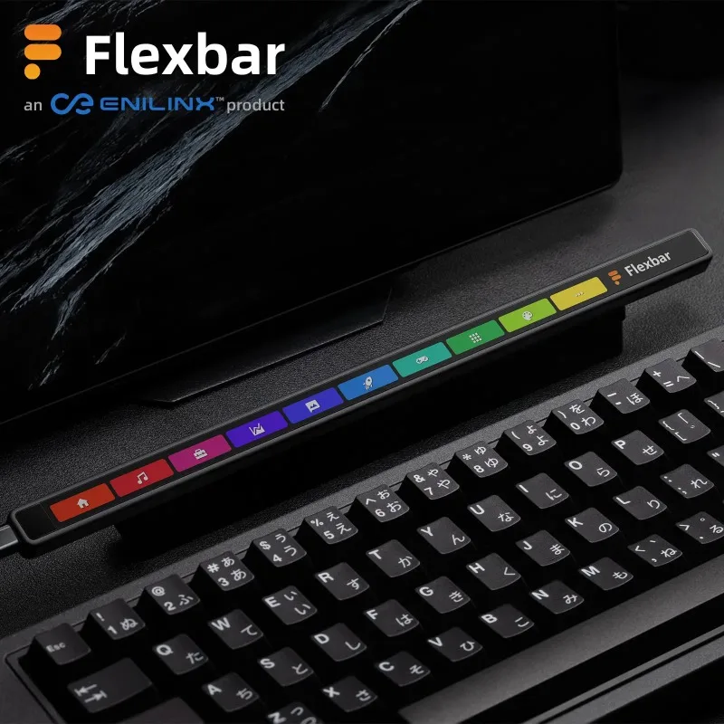 Flexbar 2K OLED Touch Bar Keyboard for Creators