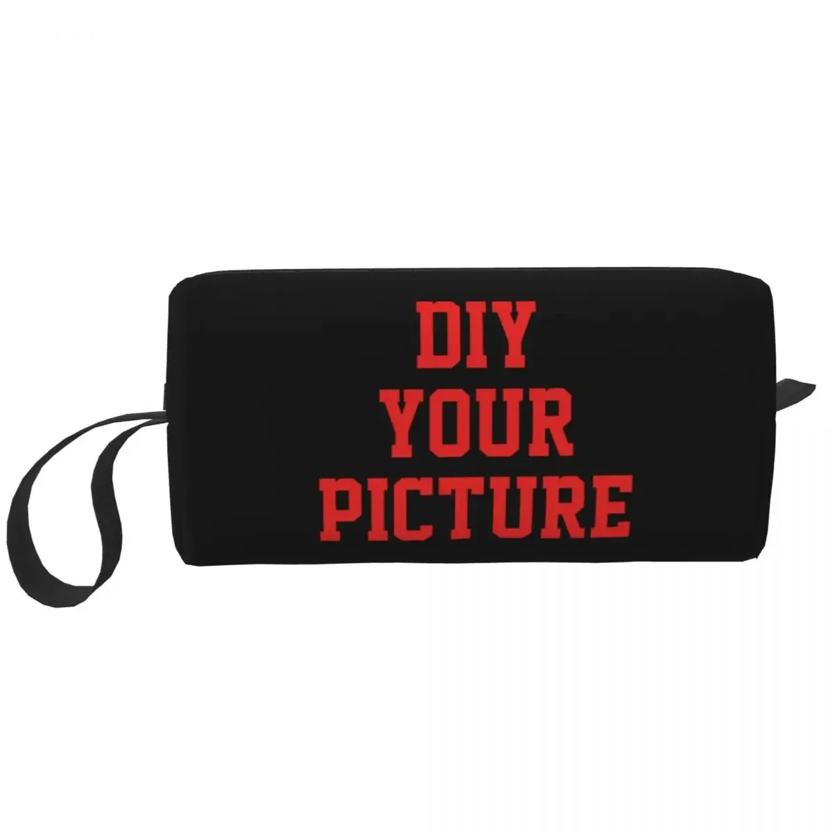 DIY Your Picture Makeup Bag Pouch Waterproof Customized Customization Cosmetic Bag Travel Toiletry Small Makeup Pouch Storage