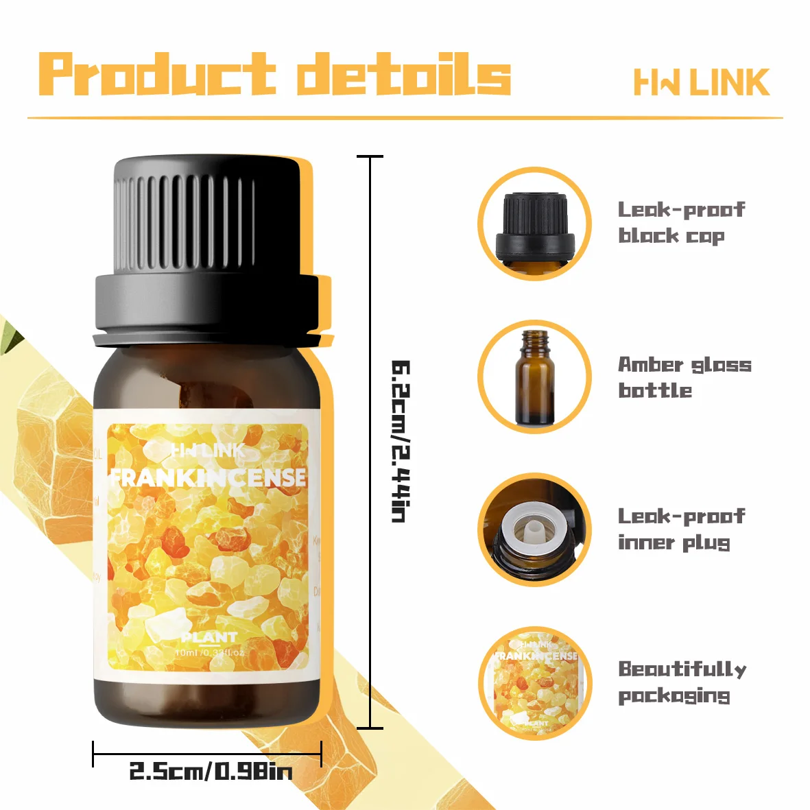น้ํามันหอมระเหยกํายาน 10ml น้ํามันกํายานธรรมชาติบริสุทธิ์ 100% สําหรับดูแลเส้นผม,Diffusers บ้าน,ผิว,น้ํามันหอมระเหย,นวด