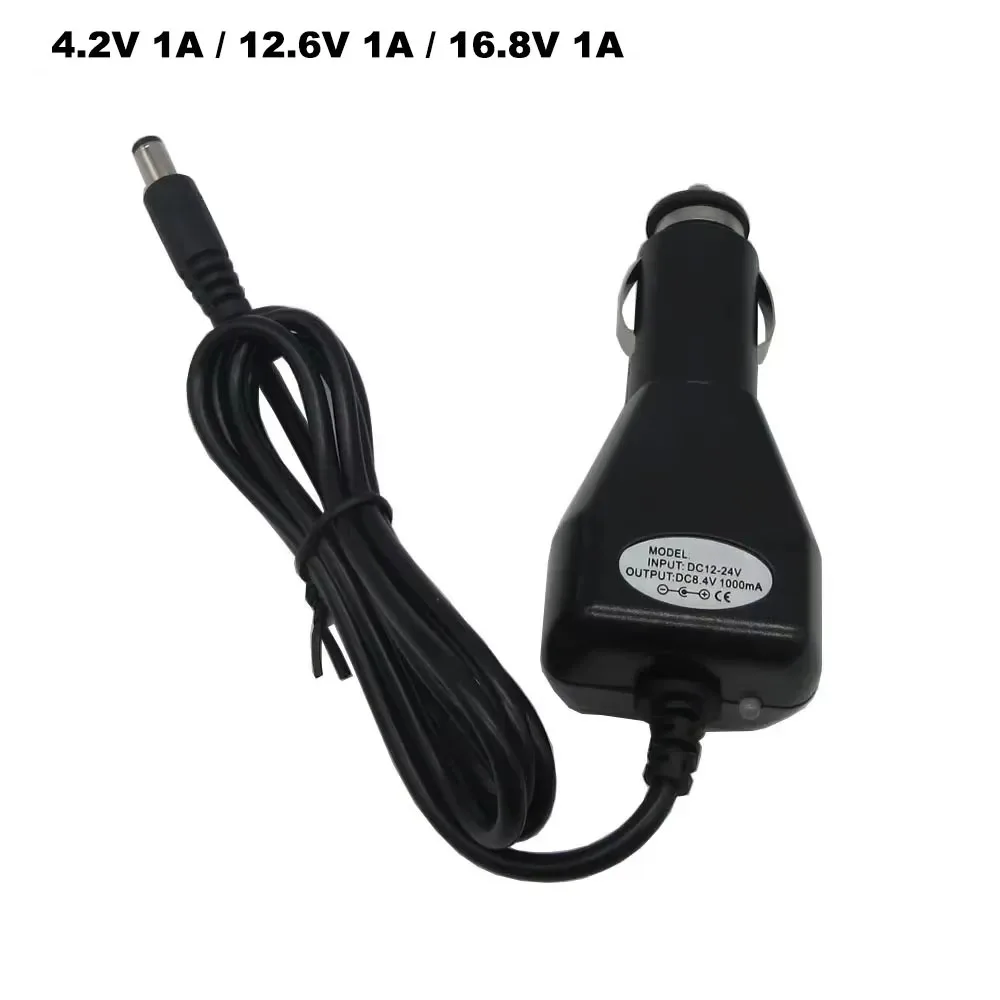 

4.2V 12.6V 16.8V 1A 1000MA DC Lithium Charger 1S 3S 4S Li-ion Lipo Radio Speaker Car Charger Adapter 5.5*2.1MM
