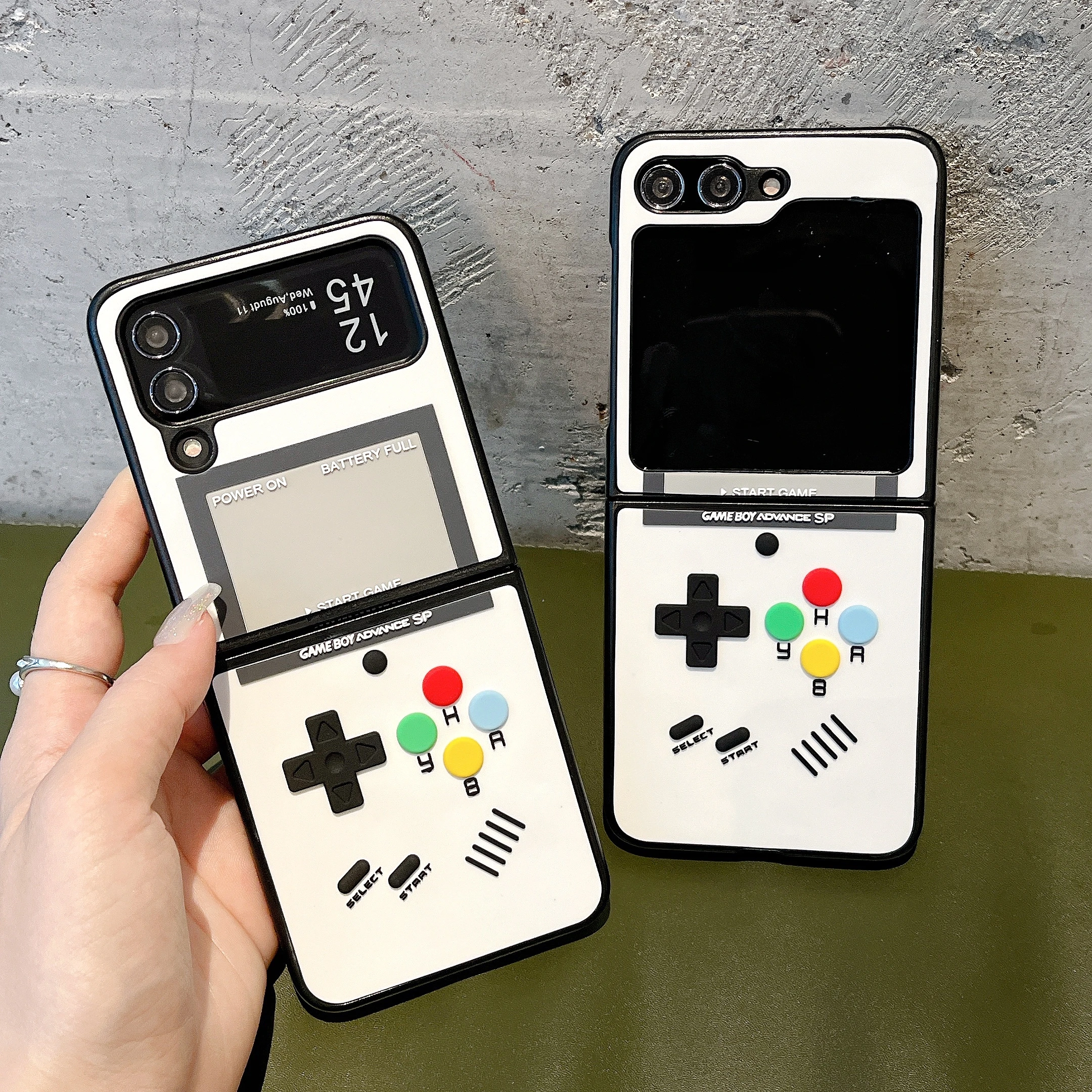 

Asdipsa 3D Silicone Game Pad Pattern Phone Case for Samsung Galaxy Z Flip 6 5 4 3 Retro Classic Game Console Shockproof Cover