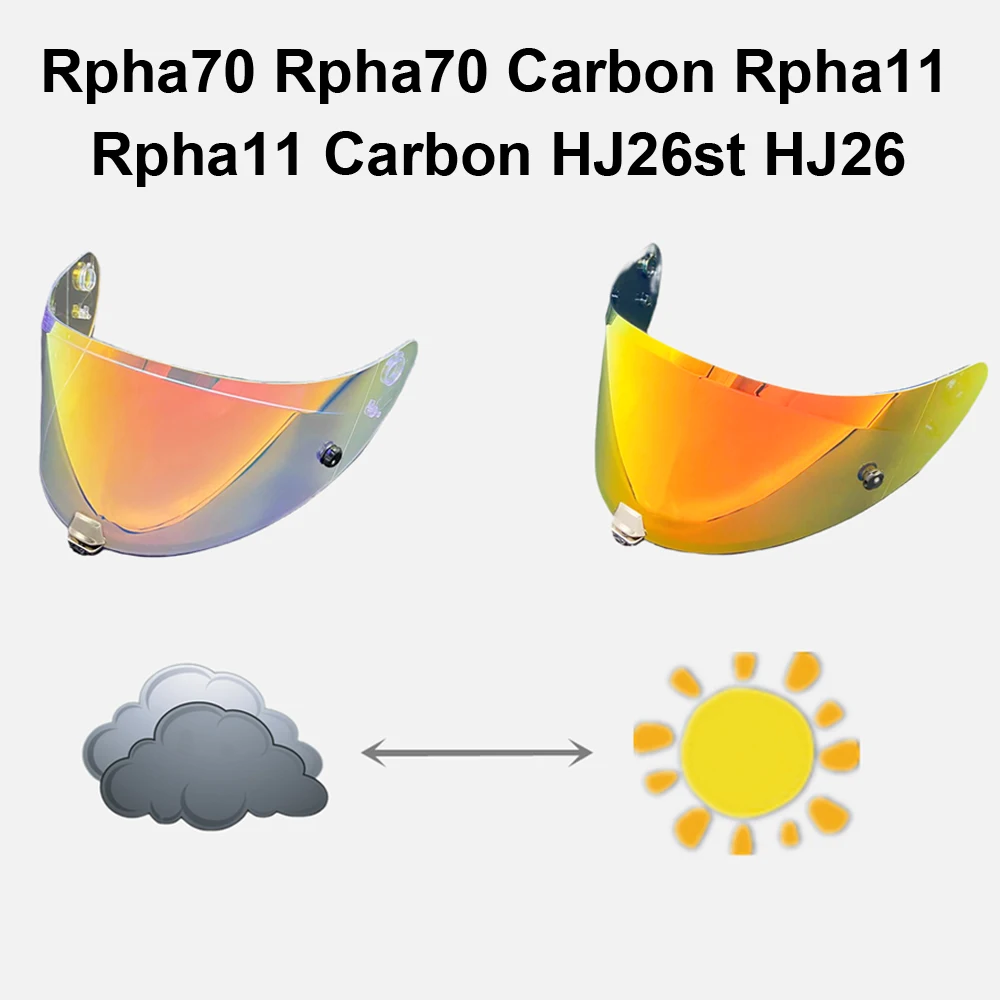 Rpha11 Motorcycle Helmet Visor Lens For HJC RPHA 11 RPHA 70 HJ-26 Anti-UV Anti-Scratch Dustproof Wind Shield Moto Parts image 3