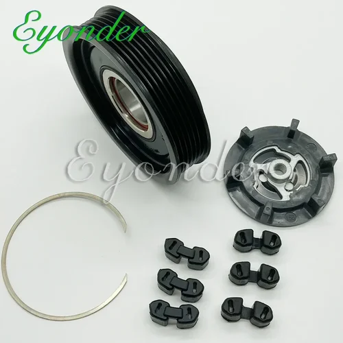 Imagen 2 del producto Polea de embrague de compresor AC A/C para DODGE CALIBER JEEP COMPASS PATRIOT 2,0 2,4 55111410AD 55111410AE 55111610AB 55111610AC