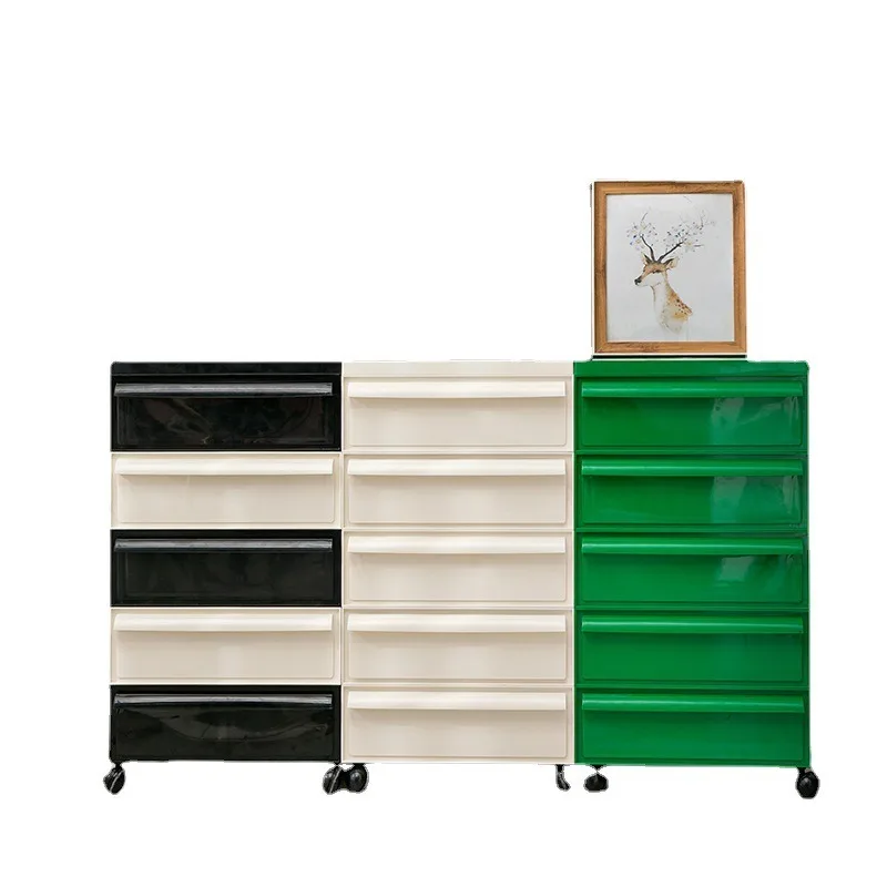 Simple and versatile bedside table, household Internet celebrity ins wheel removable mini side