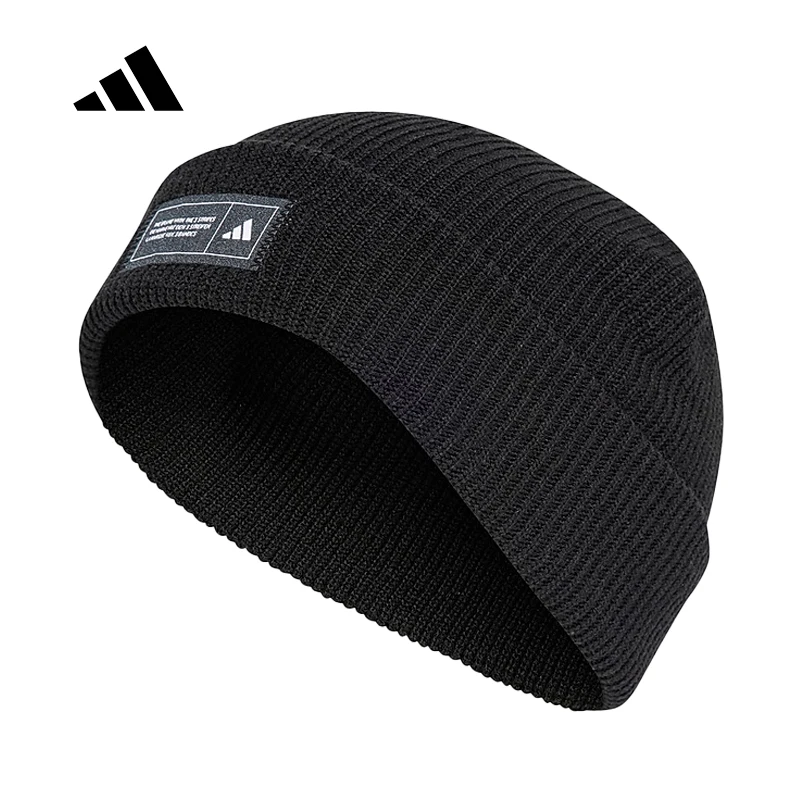 

Вязаная шапка-бини adidas унисекс, мягкая, теплая, для занятий спортом, для активного отдыха, повседневная зимняя шапка IT4633