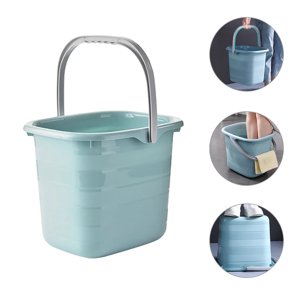 Plastic Barrel Multipurpose Bucket for Home Portable Cleaning Water Bath Small Folding