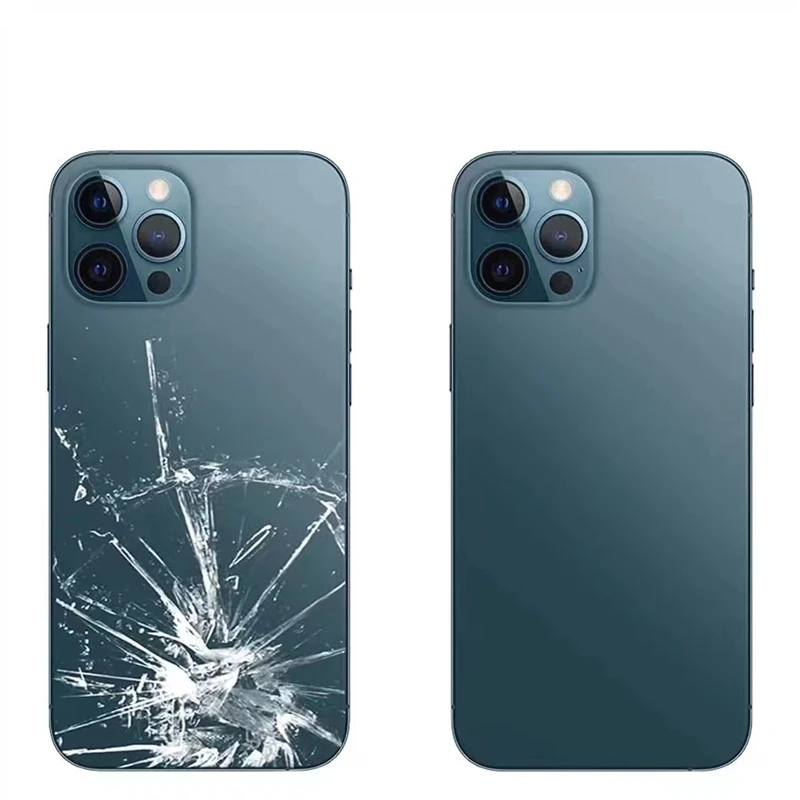 1PCS Back Cover Glass With Iron Plate Magnetic Ring For iPhone 16 15 Pro MAX 14 PLUS Replacement Door Housing Repair Glass - náhled 6