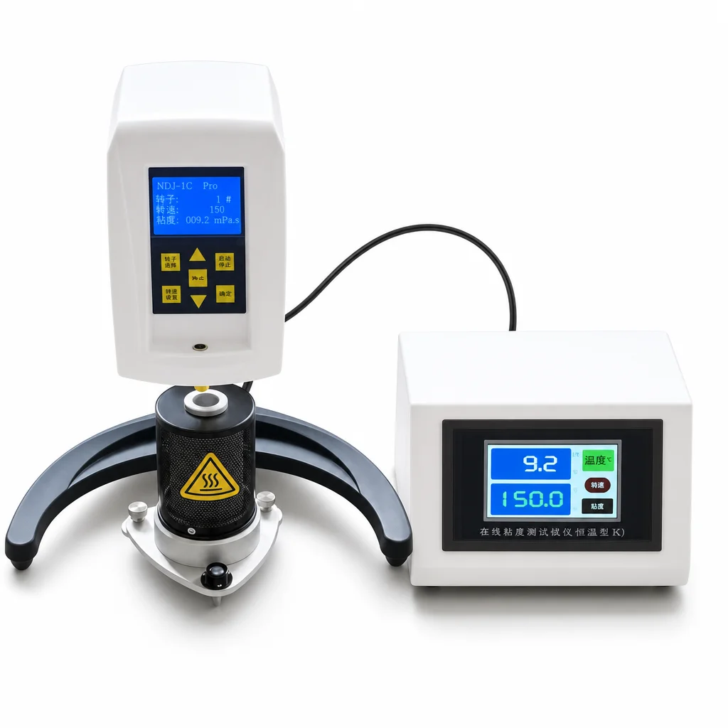 NDJ-1C Pro Brookfield Type Digital Rotary Brix Viscometer Viscosity Tester with Screen Display for Laboratory Use