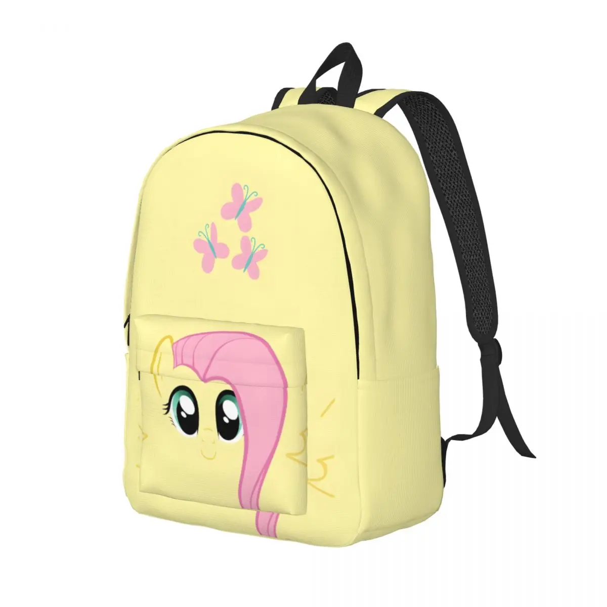 Birthday MLP Fim Fluttershy Zipper Closure Children\'s Bags My Little Pony Fashionable Students Handbag Campus