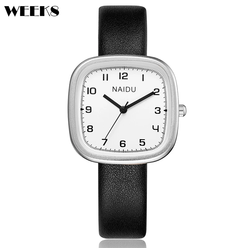 

Luxury Women Watch Elegant Leather Band Square Quartz Analog Wrist Watches for Ladies Female Clock Rectangle Dress Wristwatch