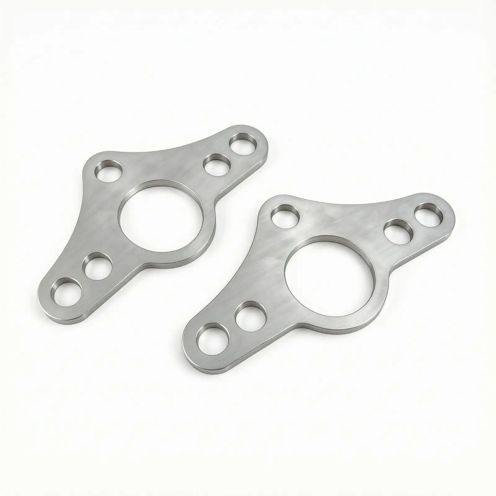 Gym Conversion Plate Brushed Finish Double to Single Pulley Adapter Plate Machined Double to Single Pulley Connector for