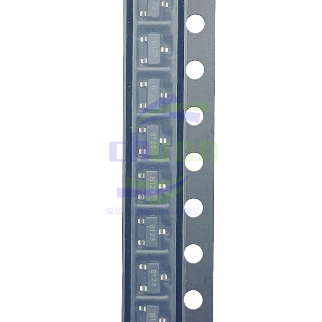 Originele Echte Goederen Bss123 B123 Sot-23 N-Kanaal 100V 170ma Mosfet Veldeffecttransistor