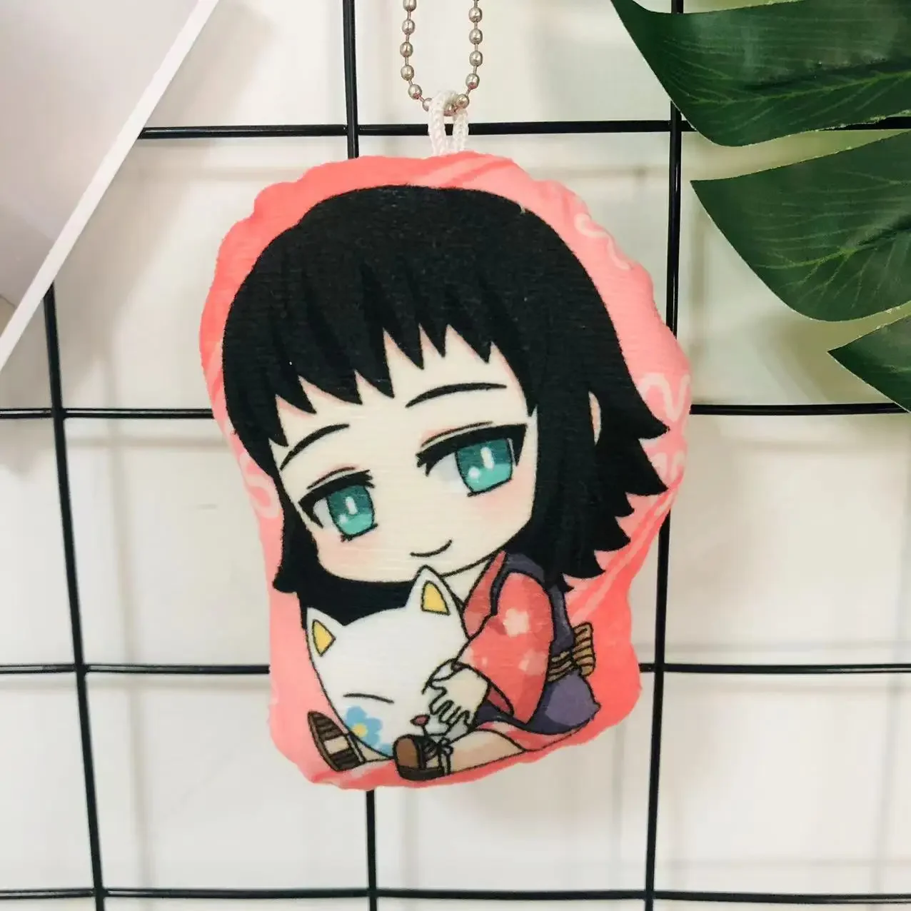 Derivados de animação mini boneca de pelúcia pingente tanjirou nezuko zenitsu inosuke giyuu shinobu macio kawaii de volta às aulas anime