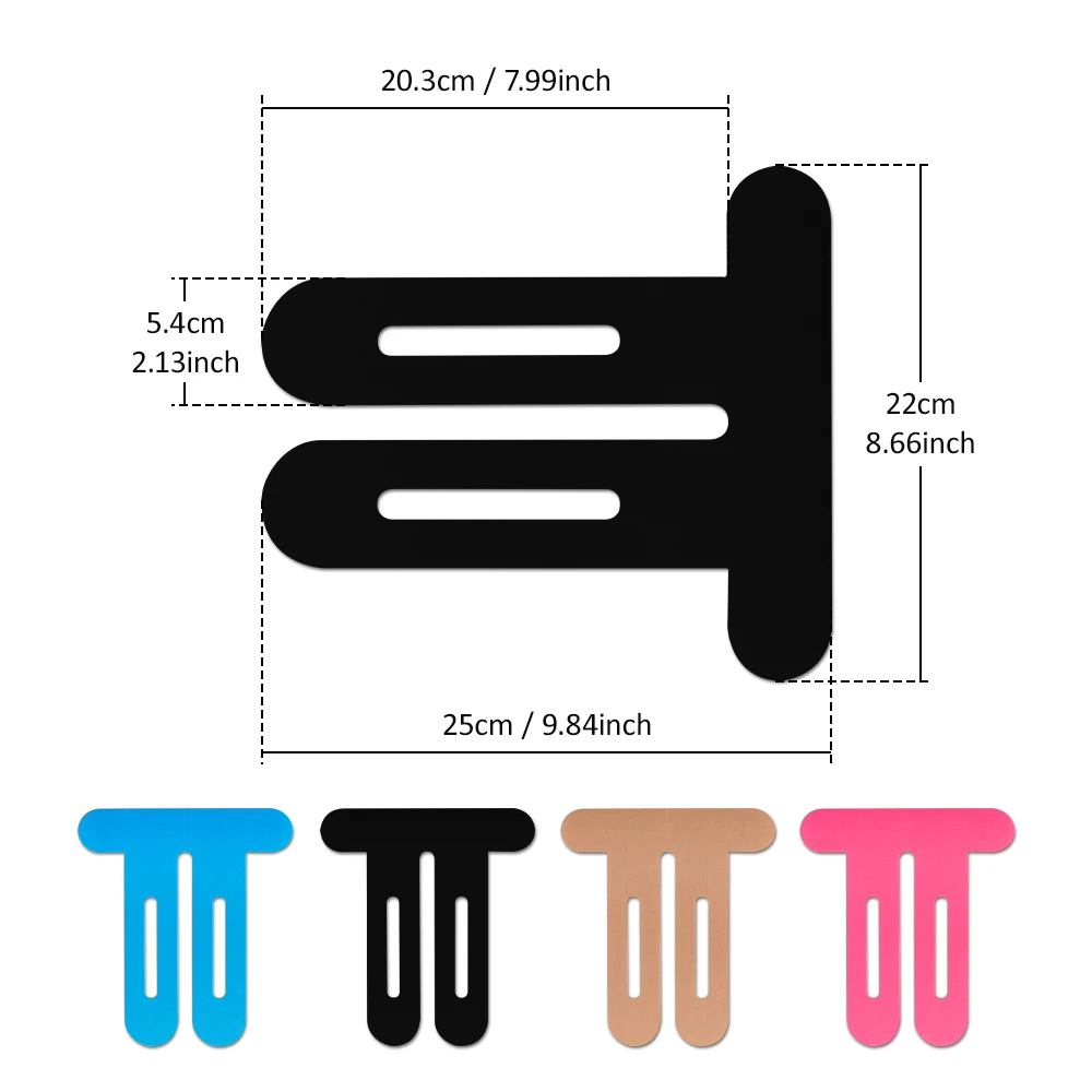 5 STKS elastische kniesteuntape - voorgesneden kinesiologie-kniestickers voor stabiliteit en gewrichtsbescherming, ademend en hypoallergeen