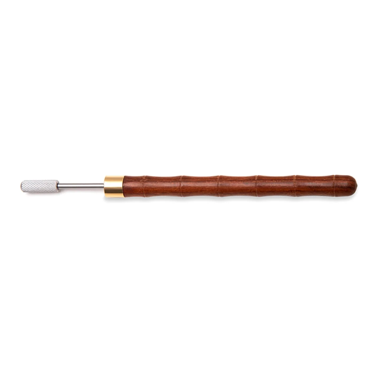 Leather Edge Paint Roller Leather Edge Dye Pen with Sandalwood Handle-Stainless Steel Top DIY Leather Craft Tool