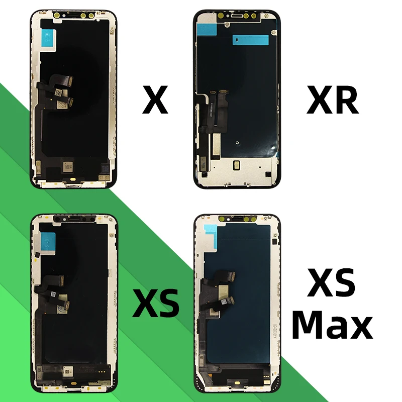 AAA + OLED dla iPhone X XR XS MAX wyświetlacz 3D ekran dotykowy Digitizer dla 11 Pro 12 Mini 13 Pro Max 14 Plus 15 części zamienne LCD