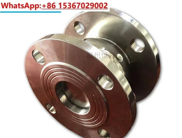 

Sanitary grade non negative pressure water supply equipment spherical one-way sound-absorbing clamp check valve