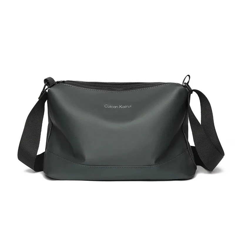 

men's shoulder bags crossbody Solid color Oxford waterproof large capacity