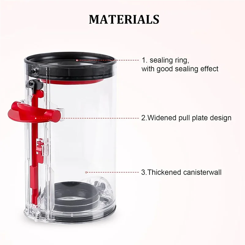 Dust Container Replacement Parts For Dyson V11 V15 SV14 SV15 SV22  Vacuum Cleaner Parts T8 Screwdriver Part 970050-01