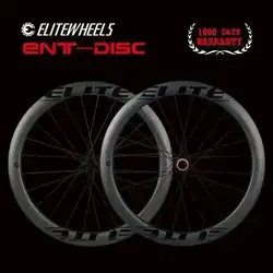 ELITEWHEELS – roues de vélo de route en carbone 700c avec frein à disque