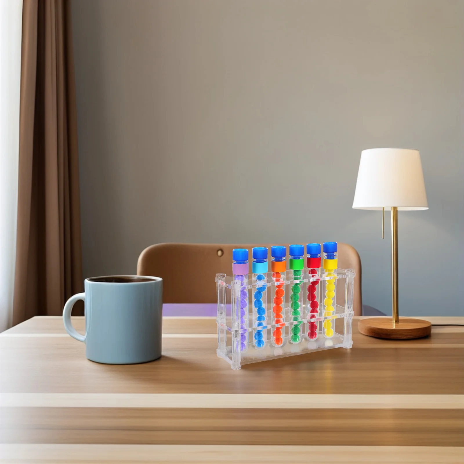 1 ensemble d'outils pédagogiques pour expériences scientifiques, Kit de comptage de tri des couleurs Montessori pour les tout-petits, tige de développement de la motricité Fine