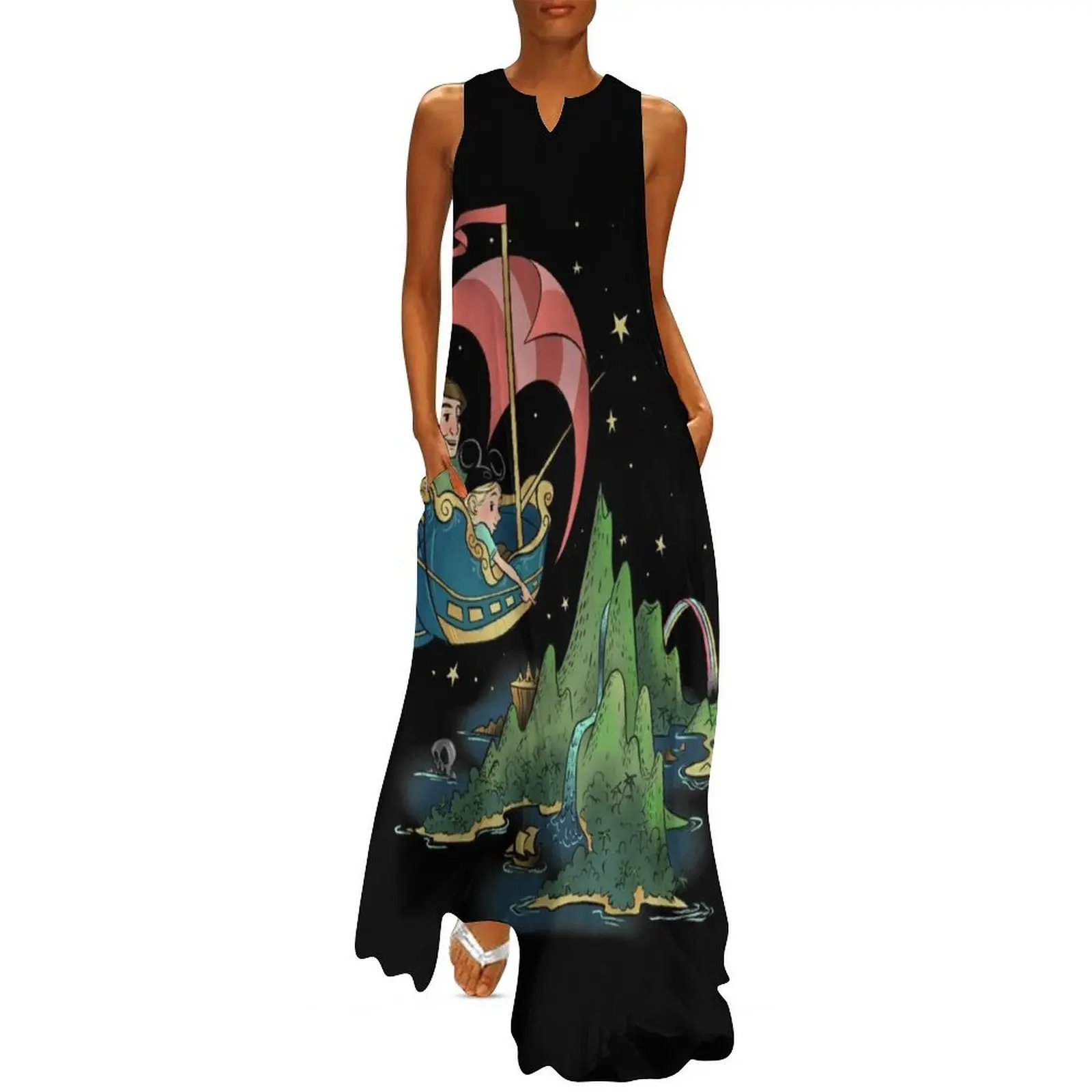 

Flight To Neverland Long Dress Clothing Cocktail of dresses elegant and pretty women's dresses summer dress for women 2025 Dress