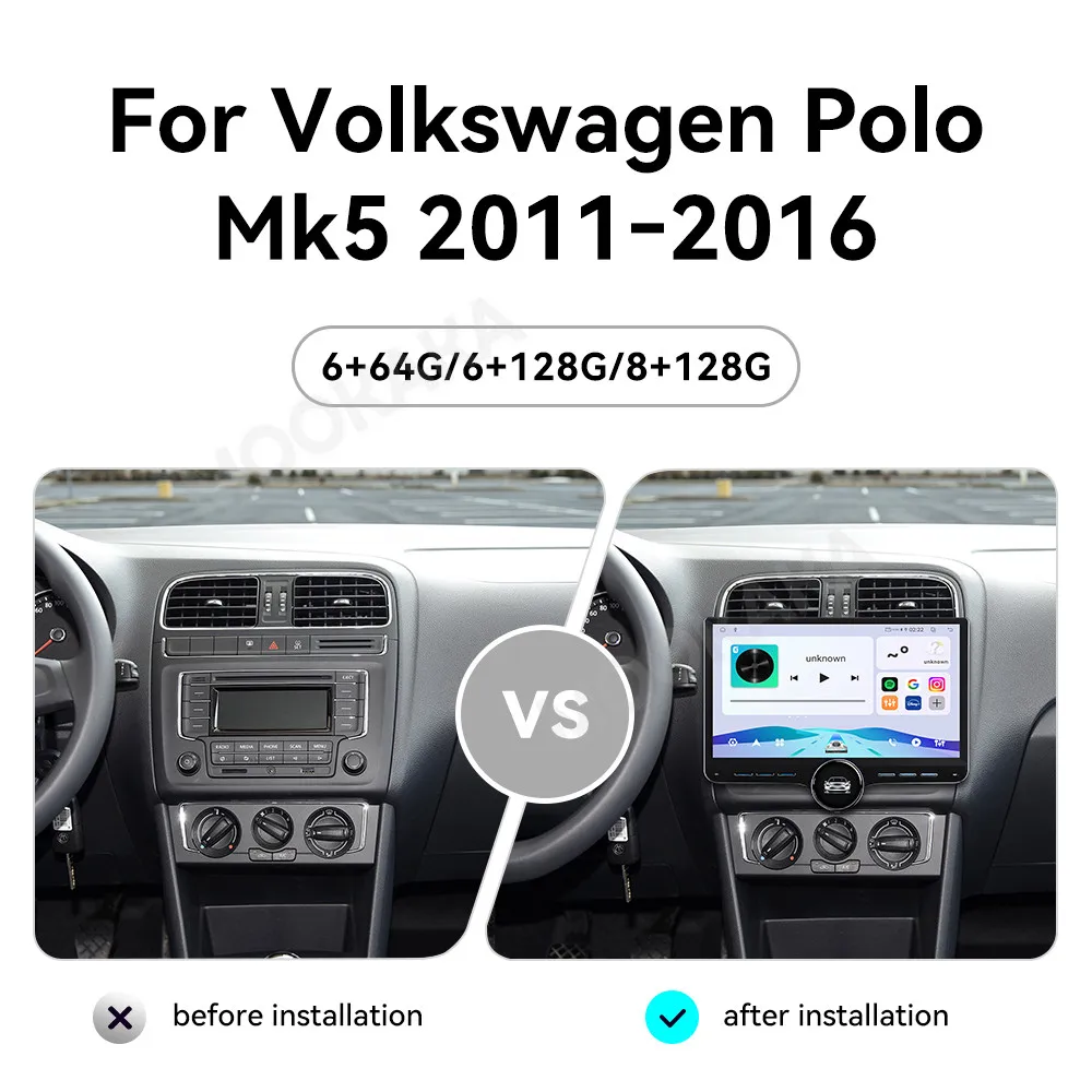 11.5 Inch Screen Car Radio For Volkswagen Polo 2011-2016 Android GPS Navigation Multimedia Video Stereo Receiver Head Unit