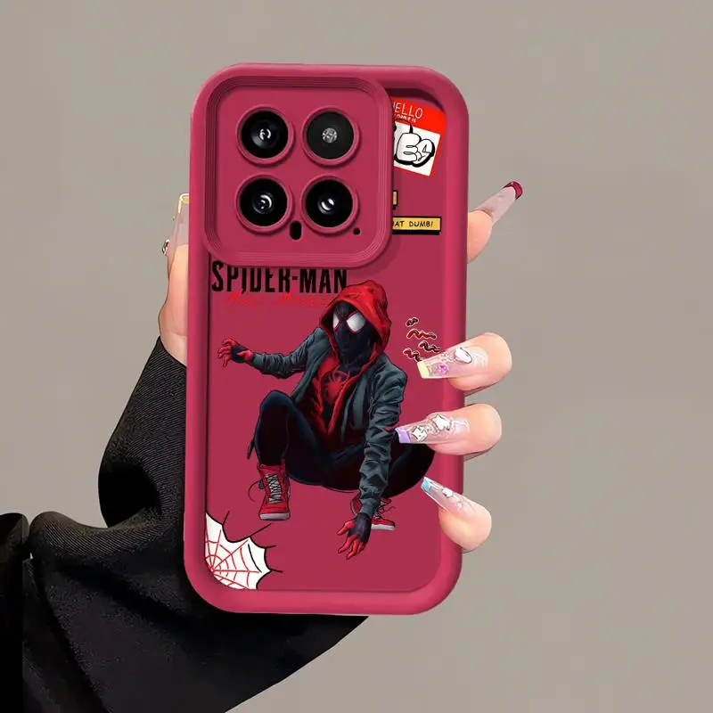 phone cases for Redmi Note 13 5G 9S 11 9 12 Pro 12C 12 4g 12S 10 Lite Angel Eye Ladder fundas Cover Marvel Morales Spider-Man image 4