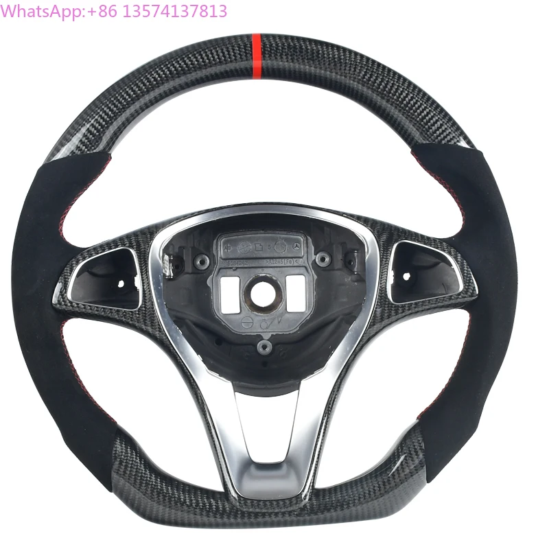 

Carbon Fiber Steering Wheel for Mercedes Benz E C CLS W218 W212 W204 W207 Class