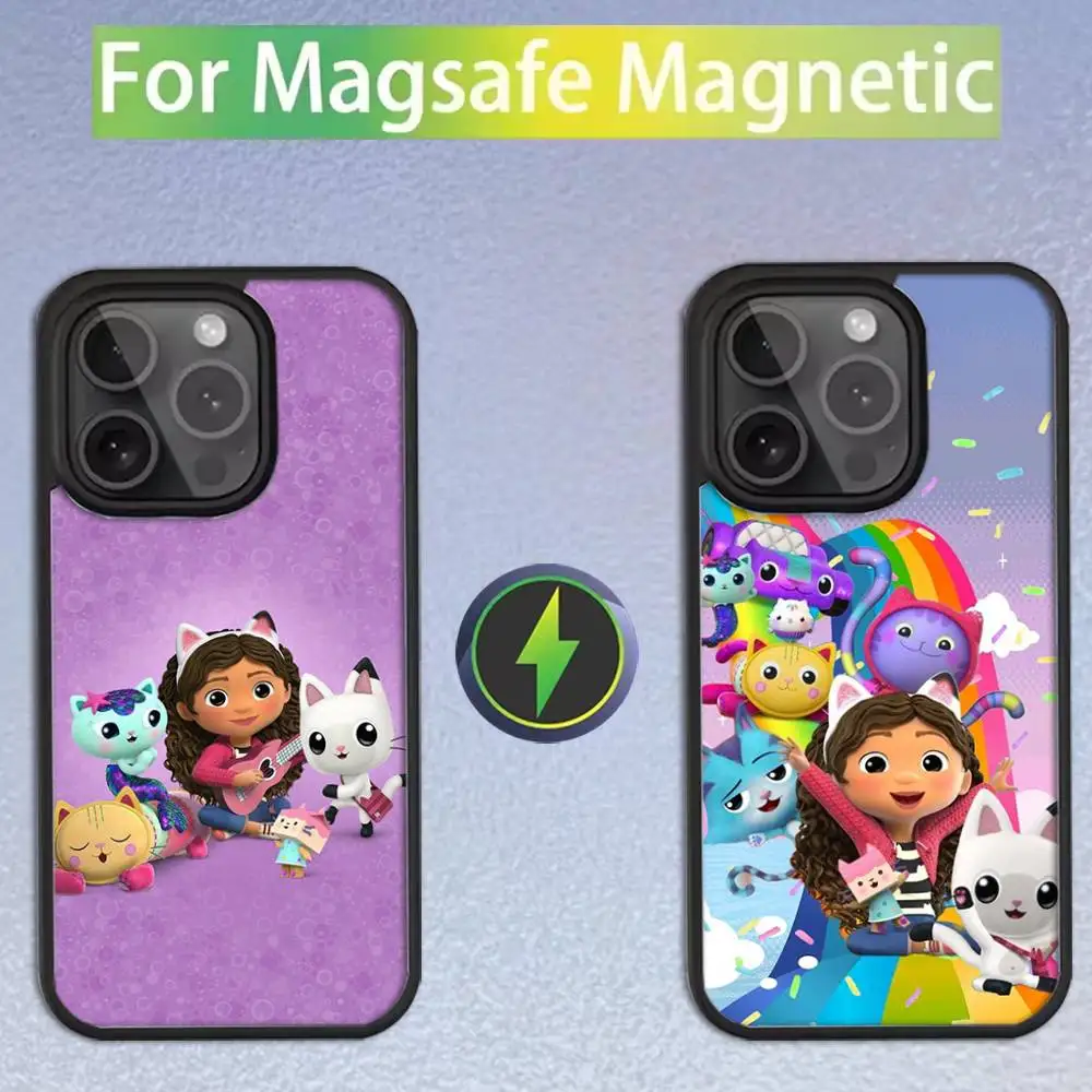 

G-Gabbys Dollhouse Cute Phone Case For iPhone 16,15,14,13,12,11,Pro,Max,Plus,Mini,SE Magsafe Magnetic Wireless Charging