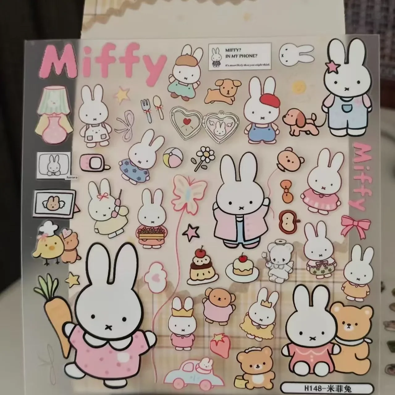 Kawaii Miffy Waterproof Sticker Pack image
