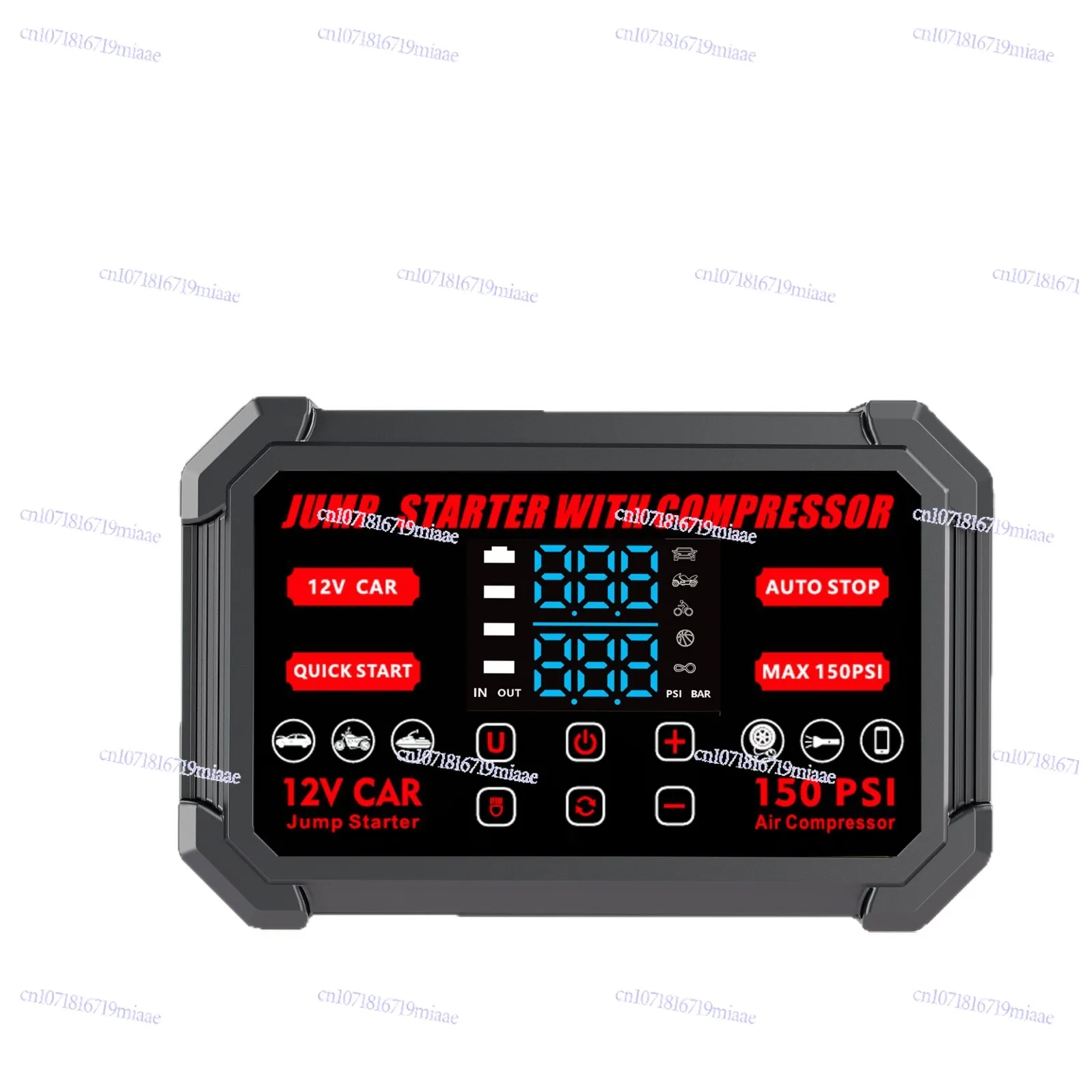 Car emergency start power supply inflatable all-in-one machine Car battery Portable electric treasure pump