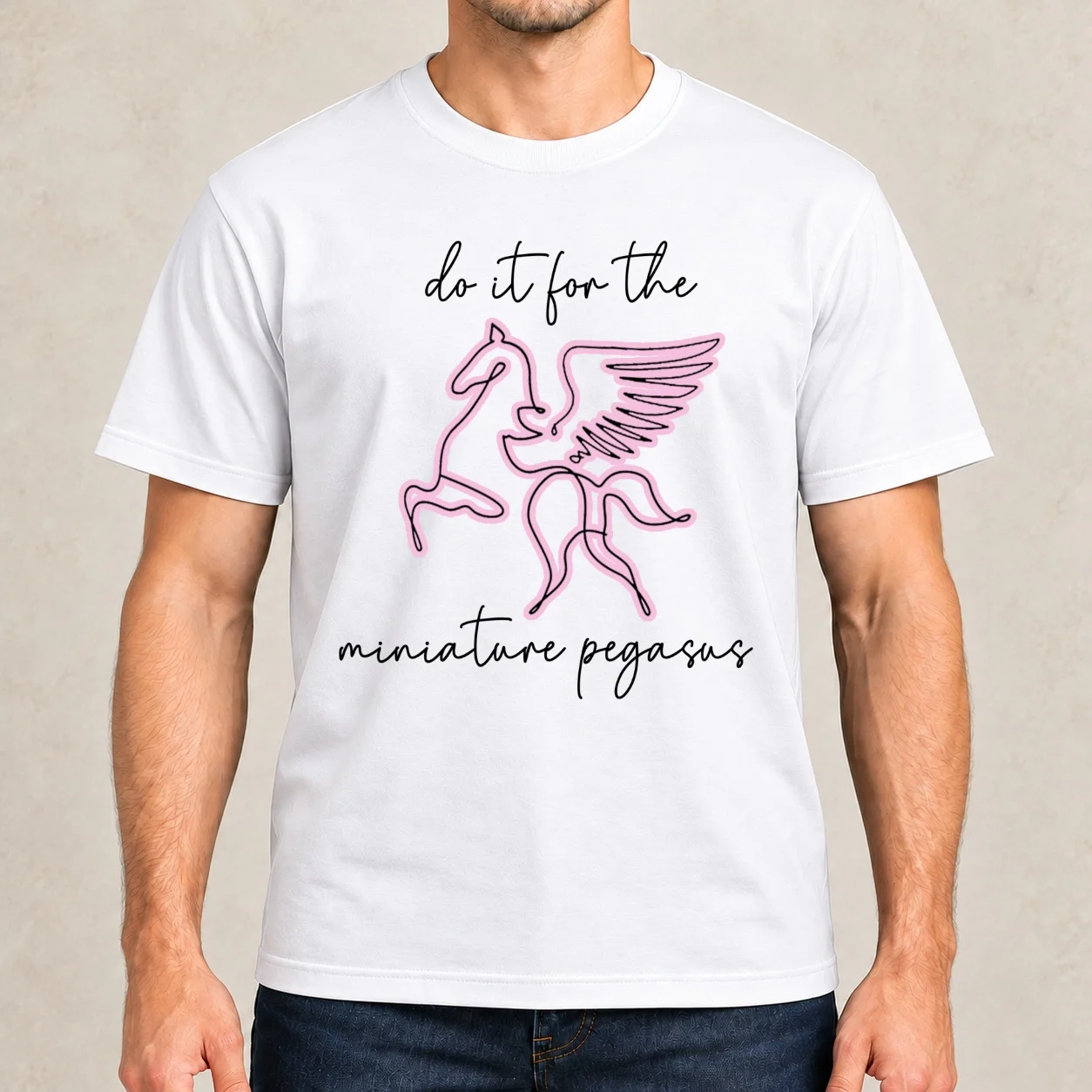 ACOSF Do it for the miniature pegasus T-Shirt funny t shirts cotton t shirts with prints man t shirt designer T-Shirt
