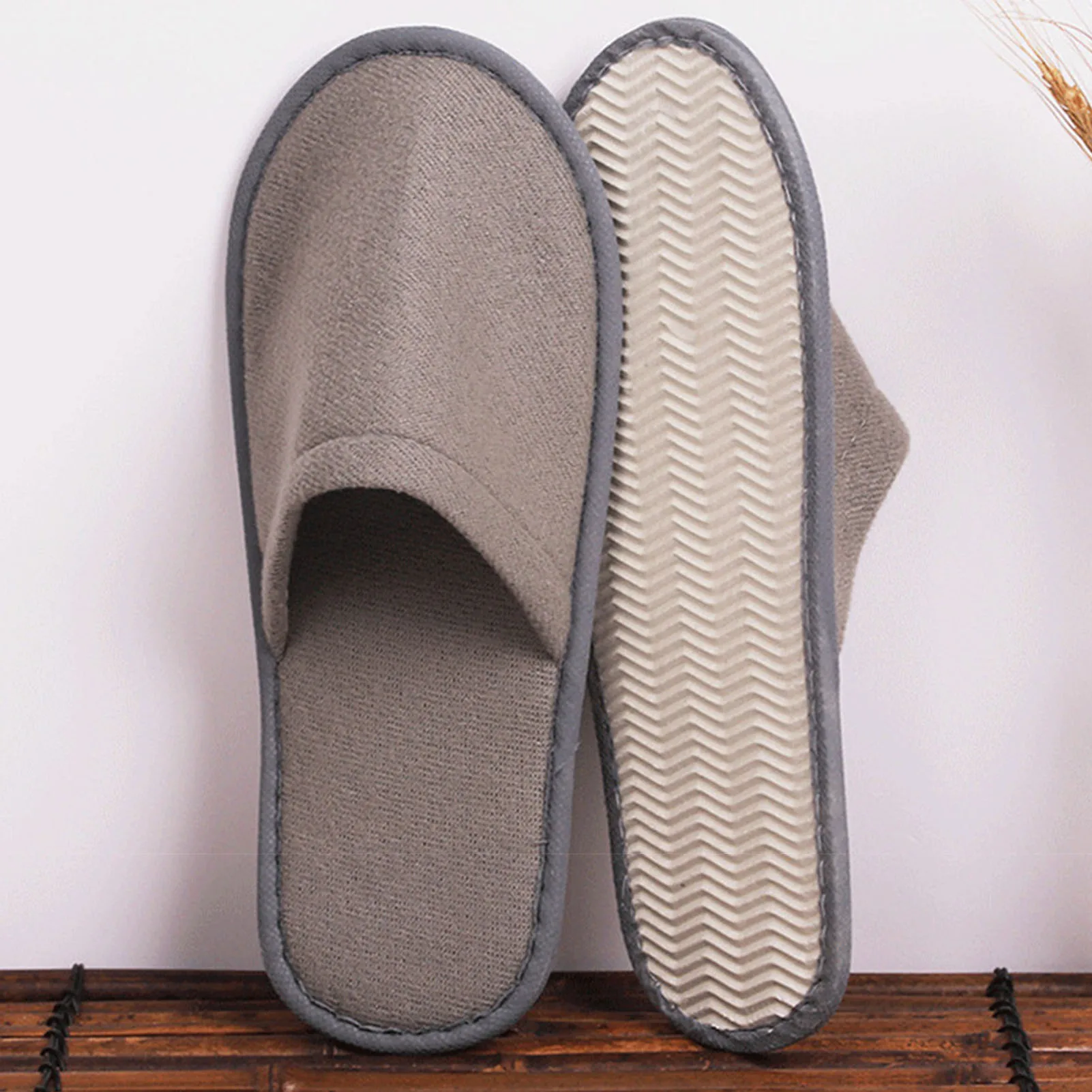 شباشب ضيوف منزلية محمولة مريحة في الارتداء، شباشب سميكة للاستخدام في المنزل وضيوف السفر #4