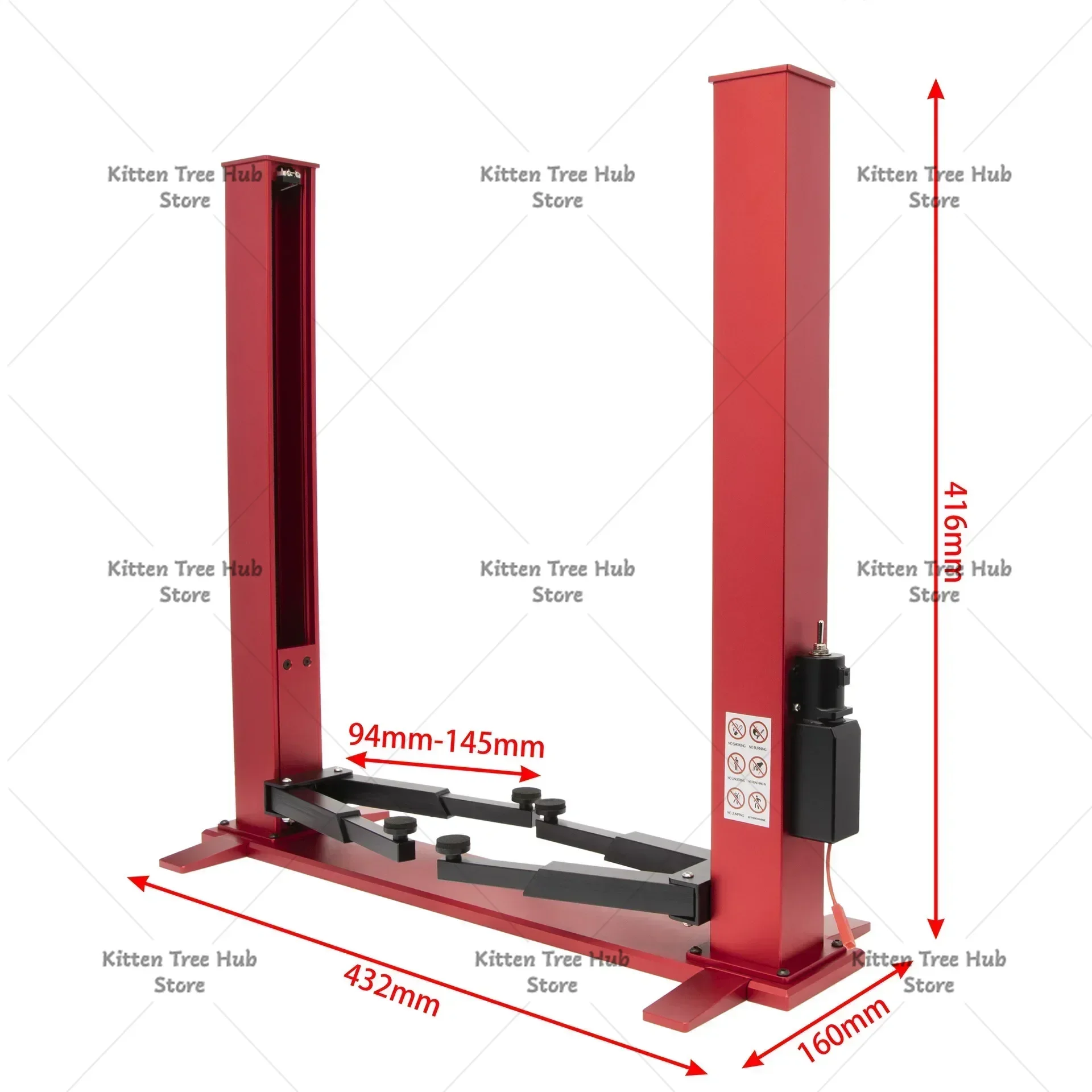 1/10 1/8 Scale RC Car Two-Post Lift Garage Scenes Automatic Lift Dual Motor Gantry for Garage Series