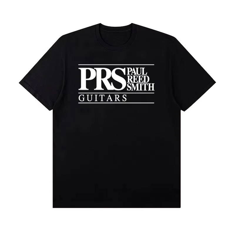 Camisetas gráficas con estampado periférico de guitarra eléctrica PRS para hombres y mujeres, ropa de calle de alta calidad, novedad de verano 2025