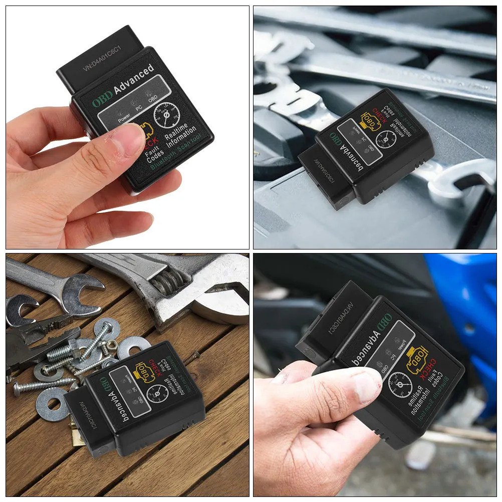 

2Pcs Car Engine Fault Scanner Tool Wireless Code Reader Ios Compatible Vehicle Diagnostics