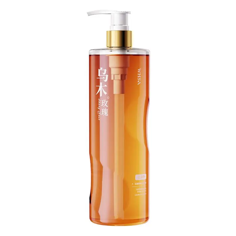 Oud Rose Scented Shower Oil for Dry Skin Deep Hydrate Nourish Soothe Discomfort Gentle Non-Stripping Long-Lasting Fragrance